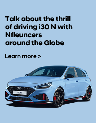 Talk about the thrill of driving i30 N with Nfleuncers around the Globe