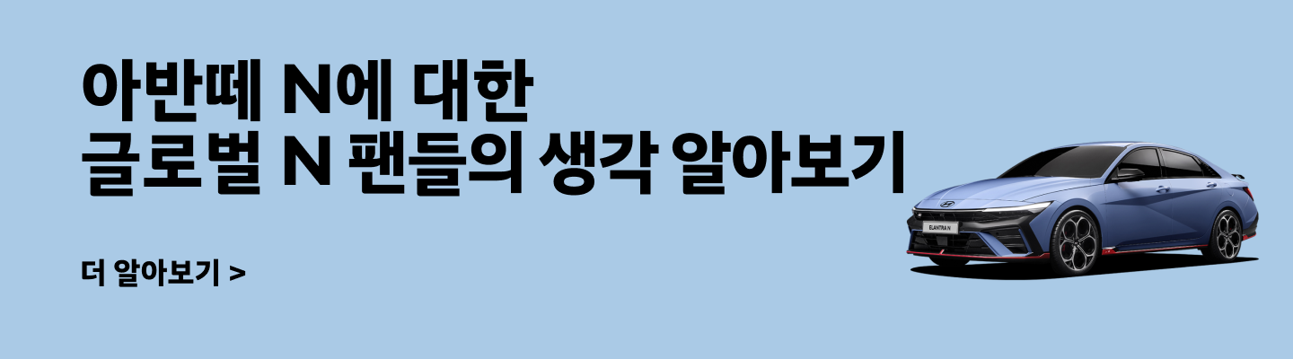 글로벌 N 팬들의 아반떼 N에 대한 생각 알아보기
