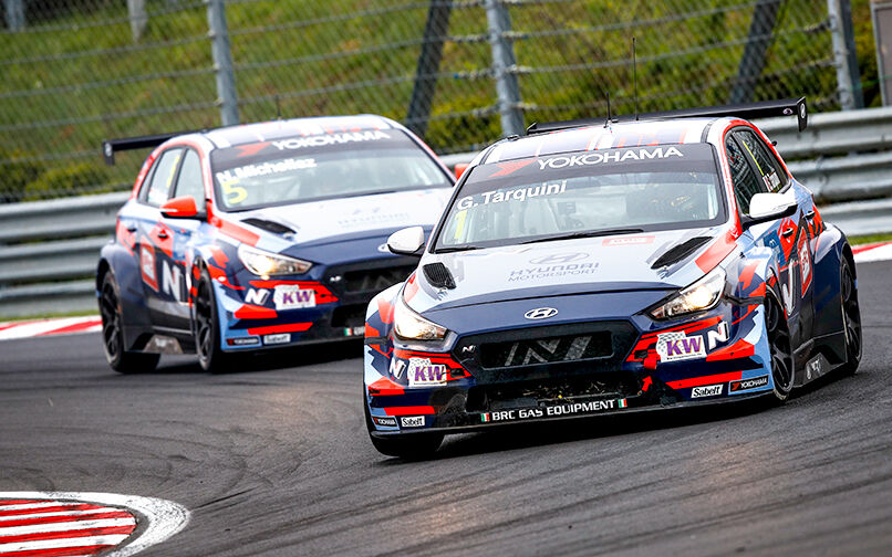 BRC Racing Team Celebrates Double Podium in Hungary | Hyundai N -01