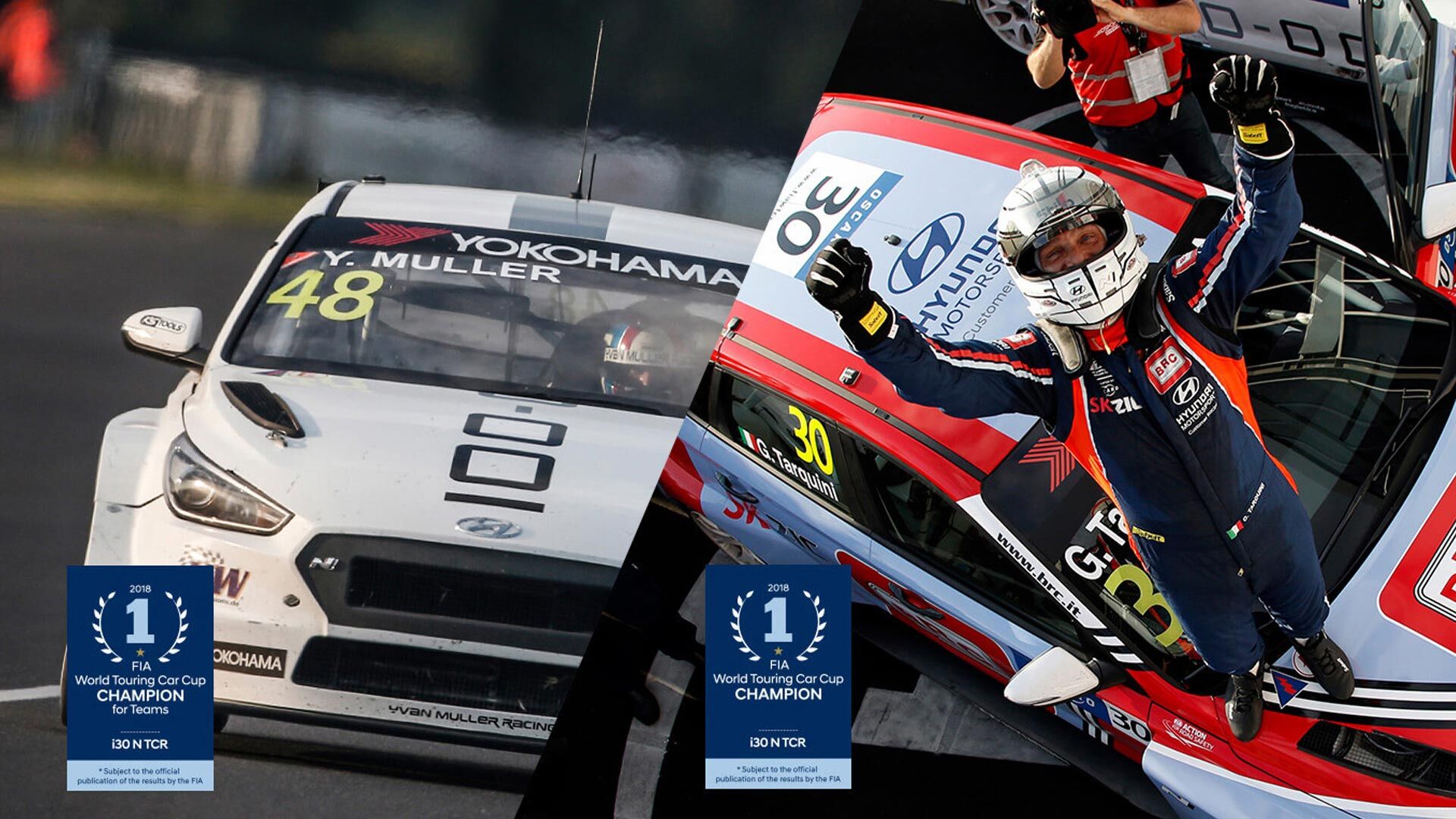 Victory for YMRacing and Gabriele Tarquini with i30 N | Hyundai N