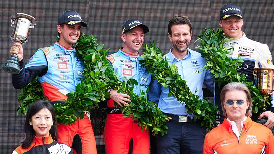 현대자동차 '더 뉴 아반떼 N TCR', '2025 TCR 월드투어' 최종전 우승