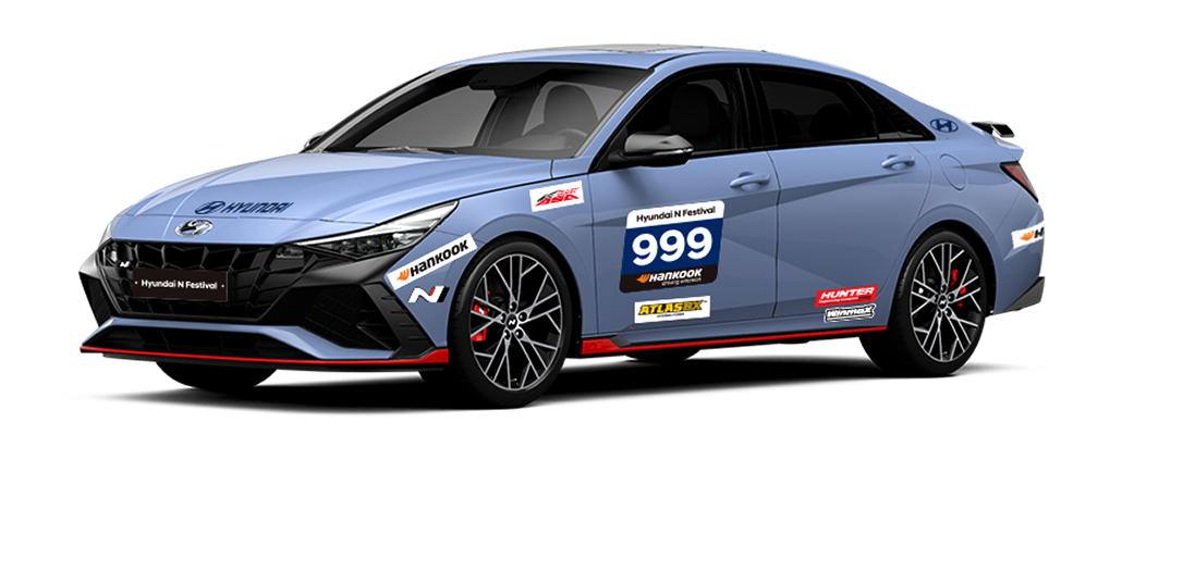 Avante (Elantra) N Time Trial car Front