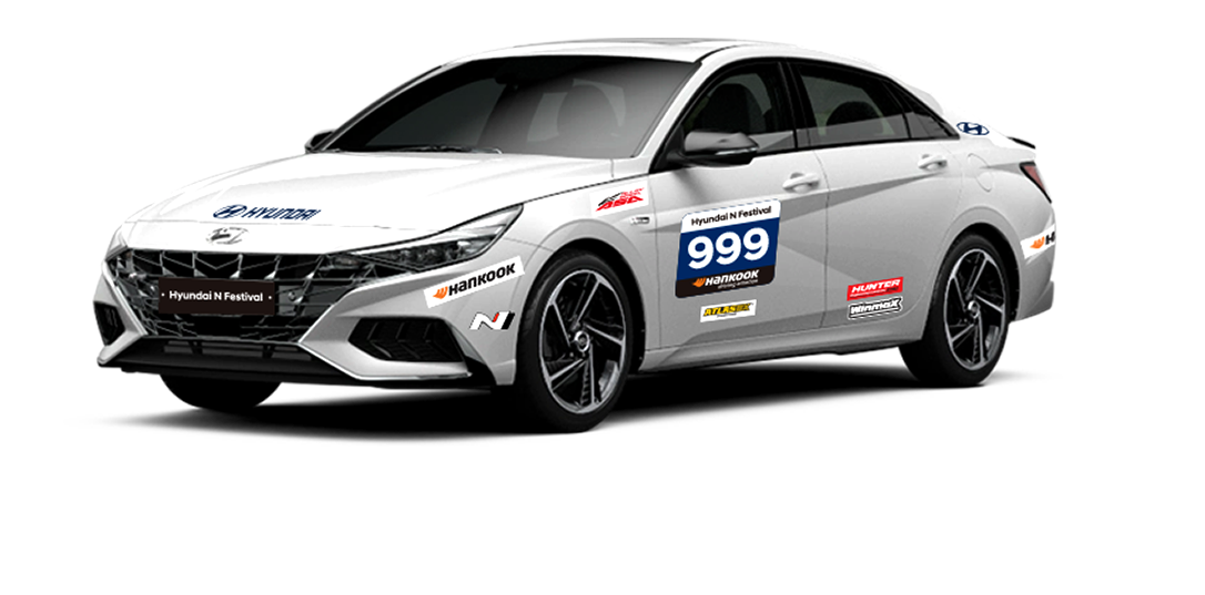 Avante (Elantra) N Line Time Trial car Front