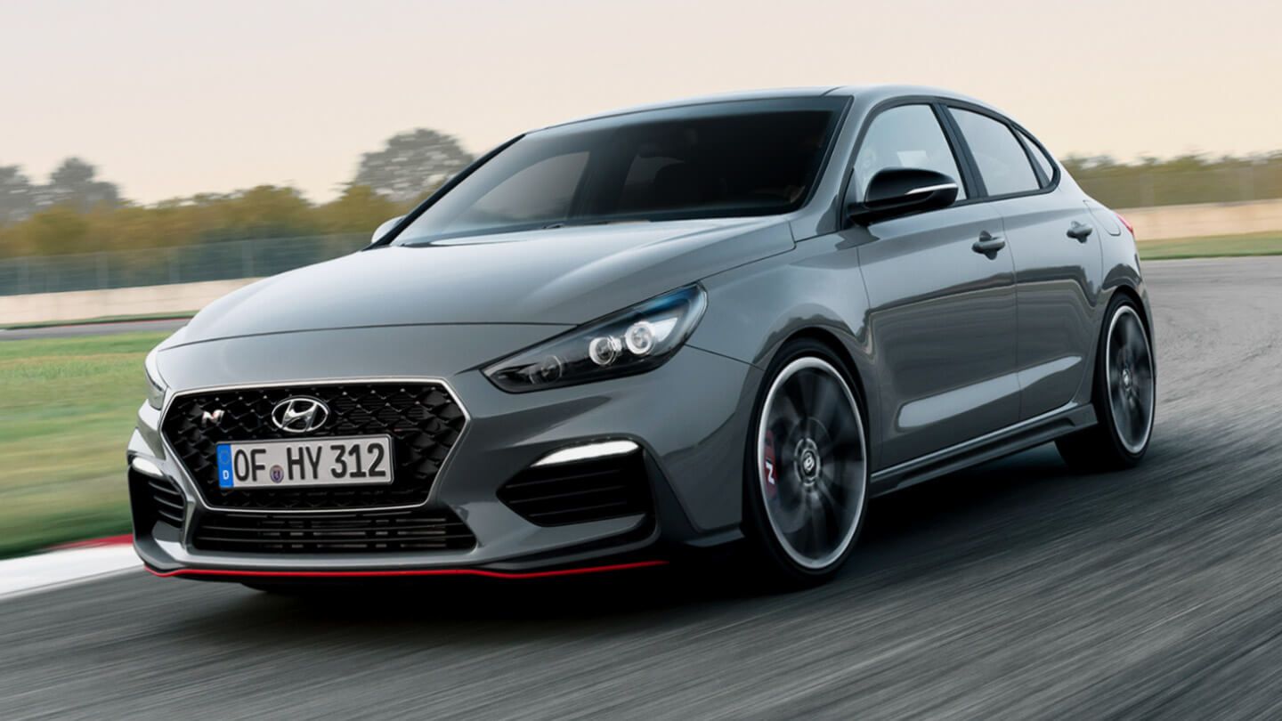 i30 Fastback N gray car