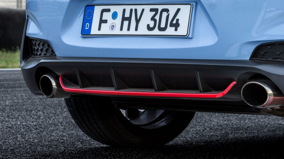 i30 N sporty rear bumper