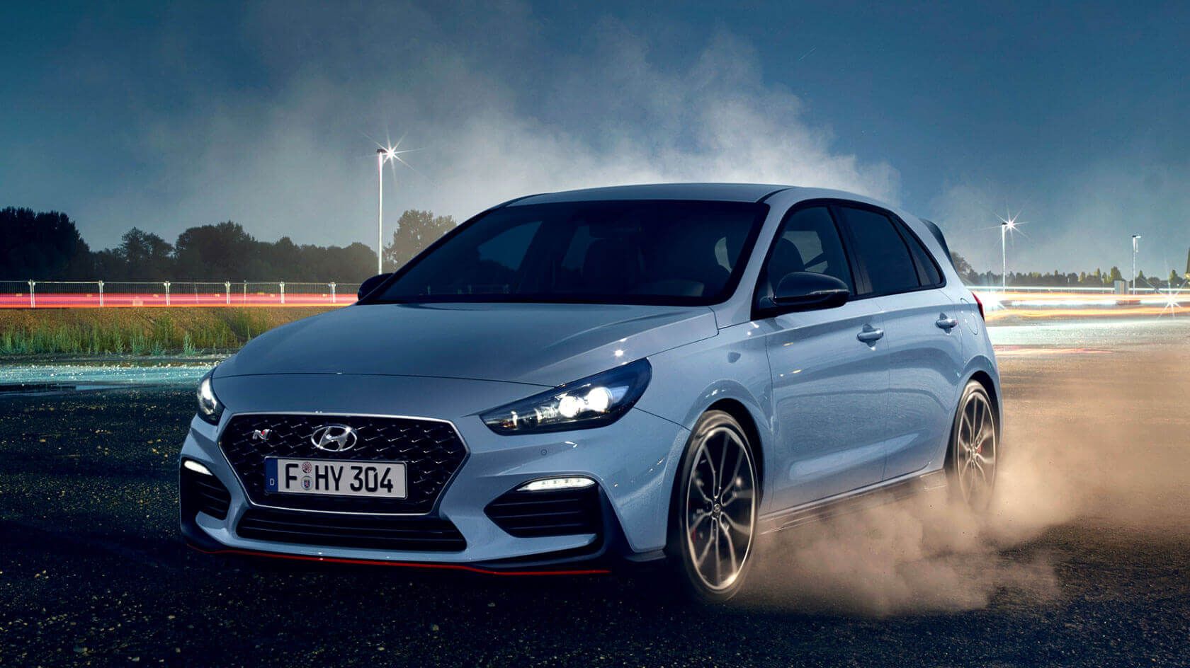 i30 N blue car