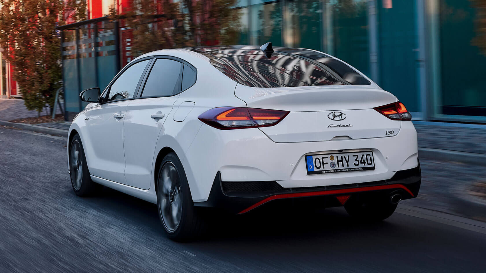i30 Fastback N Line white car