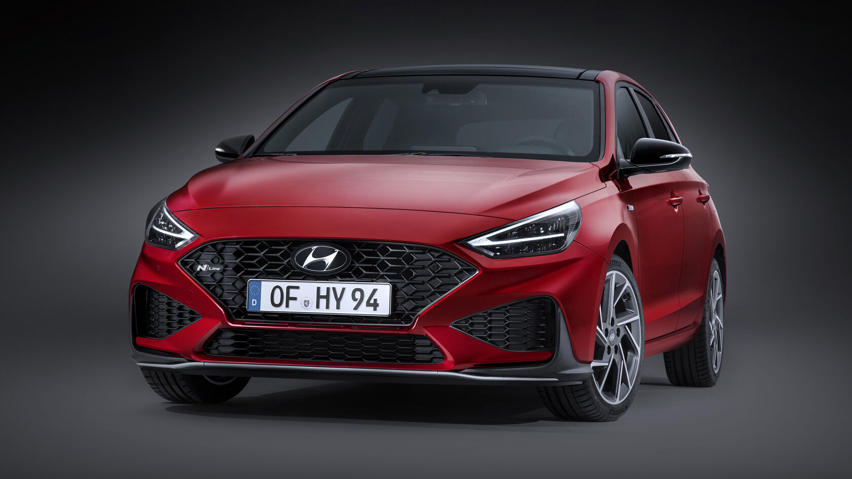 i30 N Line red car