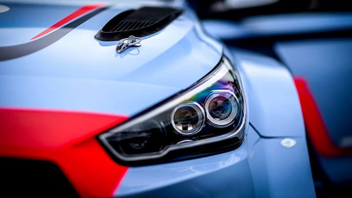 i30 N TCR headlamps