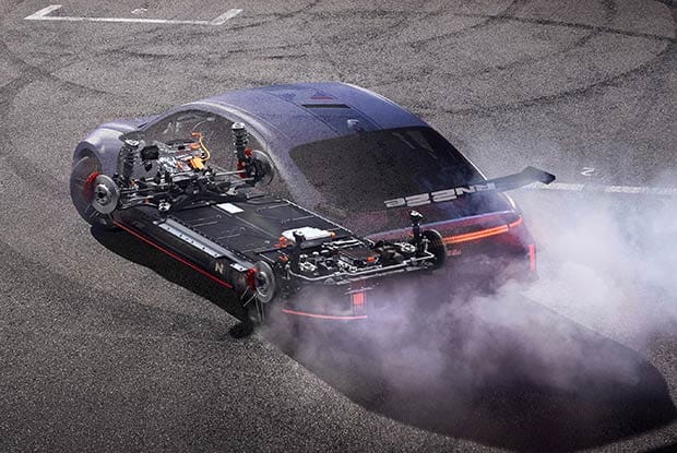 The RN22e is the first rolling lab based on E-GMP, Hyundai‘s dedicated electric vehicle platform.