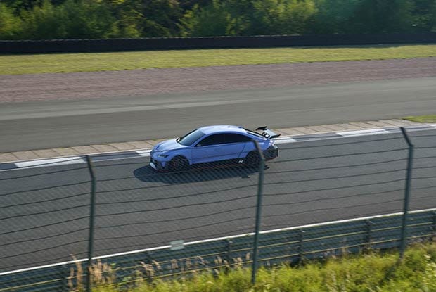 The RN22e was developed for optimal performance in a variety of driving environments on and off the track.