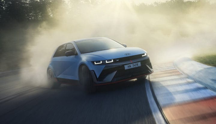 hyundai Ioniq_N_drifting_racetrack