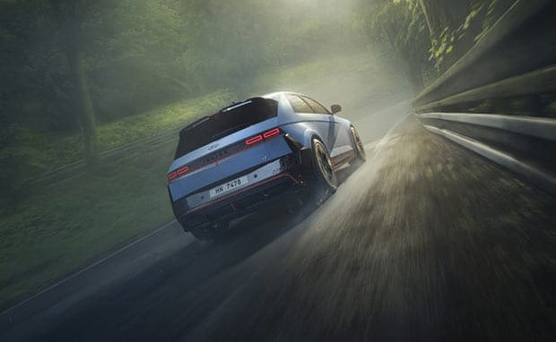 Ioniq_N_rear_view_on_the_road