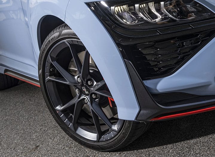 Right tire of the Kona N.