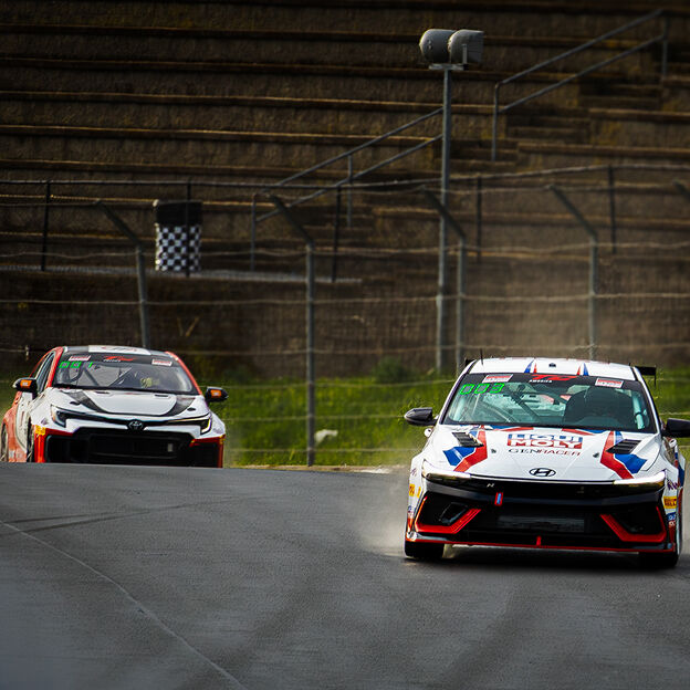 Top brands like Hyundai, Honda, BMW, Mini, Mazda and more race on the circuit