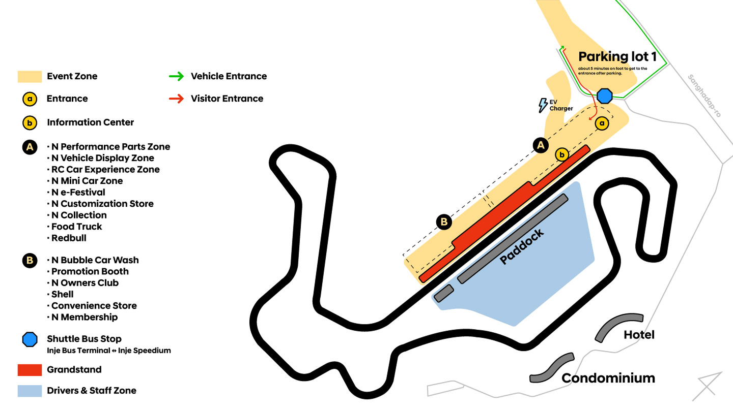 Inje Speedium Map Layout PC