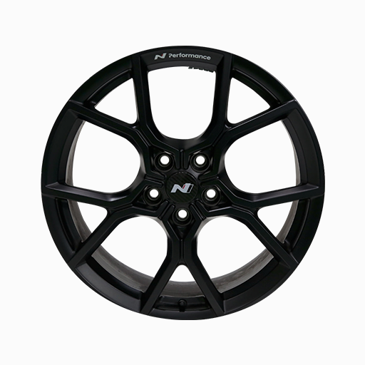 ELANTRA N 19inch Matt Black Forged Wheel (CFRP Wheel Caps)